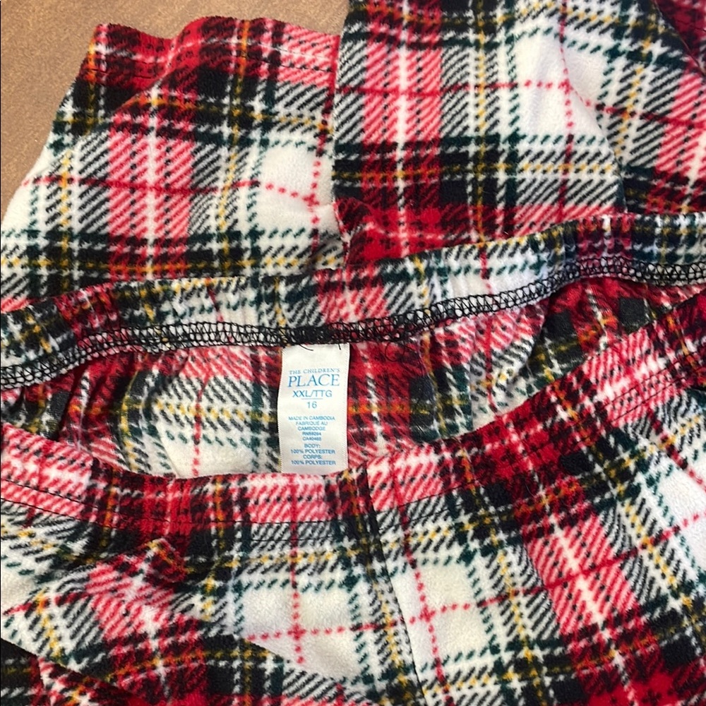 The Children's Place Red Plaid Pajama Bottoms